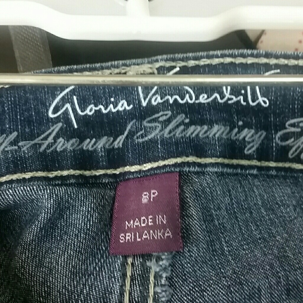 Gloria Vanderbilt 8 petite Capri pants GUC - Picture 8 of 8
